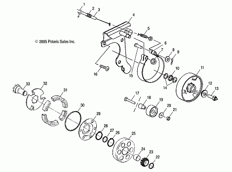 DRIVE TRAIN, CLUTCH - S08WB1AS/AE/ASA/AEA (4997579757A14)