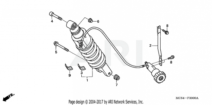 REAR SHOCK ABSORBER