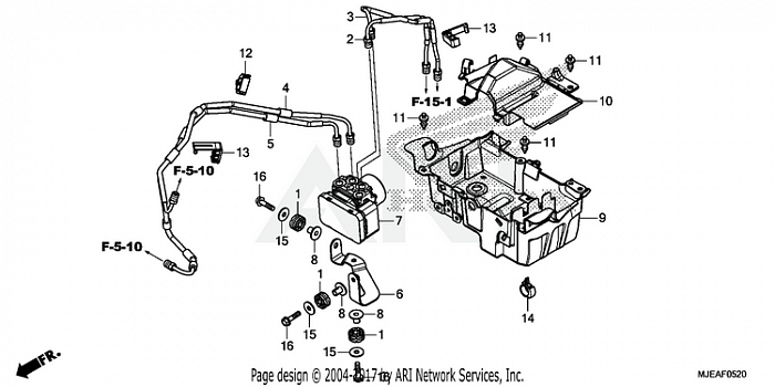 ABS MODULATOR@TRAY