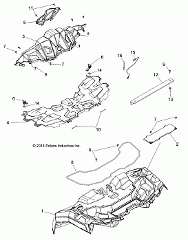 BODY, HOOD AND FRONT BODY WORK - A18DAA57F5 (49ATVCAB15ACE570)