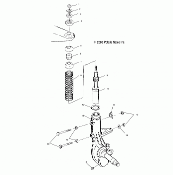 STRUT - A01BA50AA (4949354935B008)