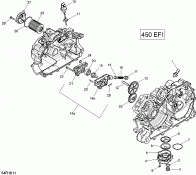 Engine Lubrication - 450 EFI