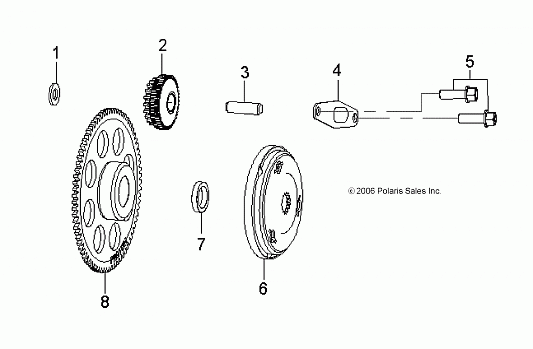 ENGINE, STARTER - A11KA09AB/AD (49ATVSTARTER207OTLW90)