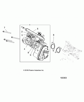 ENGINE, THROTTLE BODY - A18SVS95FR