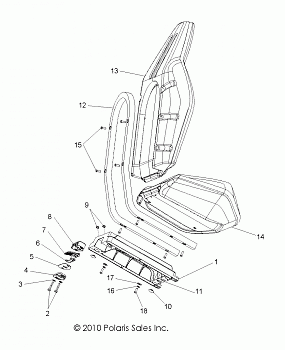 BODY, SEAT ASM. - R12VE76FX/FI (49RGRSEAT11RZR)