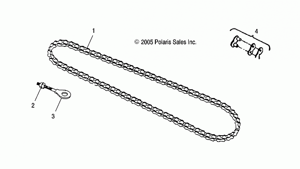 DRIVE TRAIN, CHAIN - A10KA05AB/AD (4999202359920235B13)