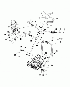 STEERING - HANDLEBAR - S02ND4BS (4970417041B003)