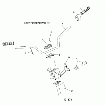 STEERING, HANDLEBAR and CONTROLS - A19SDS57C5 (101373)