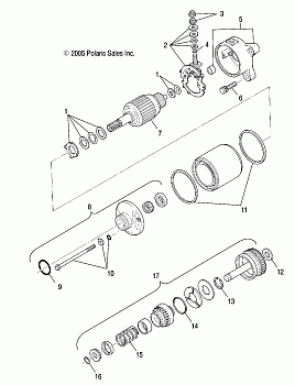 STARTING MOTOR - R06RD50AB/AC (4999203249920324E05)