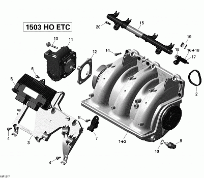 Air Intake Manifold And Throttle Body 1