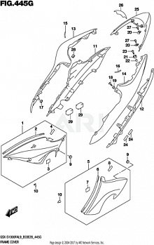 FRAME COVER (GSX-S1000FZAL9 E03)