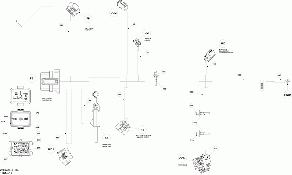 Electrical Harness Main - except iBR_13S1401b