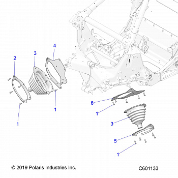 CHASSIS, TIE ROD BOOT ASM. - S20CEE5BSL (C601133)
