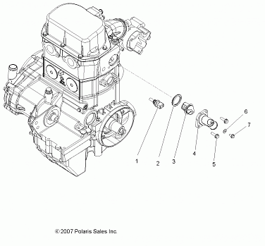 ENGINE, THERMOSTAT - R09VH76 ALL OPTIONS (49ATVMANIFOLD08VISTA)