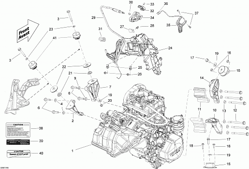 Engine And Engine Support