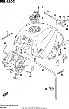 FUEL TANK (GSX-S1000FAL9 E33)