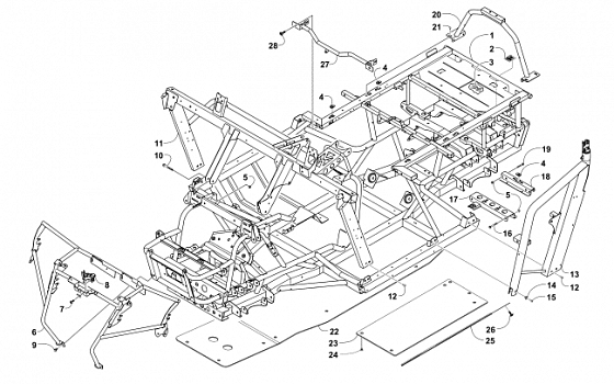 FRAME AND RELATED PARTS