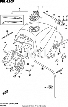 FUEL TANK (GSX-S1000FYAL9 E33)