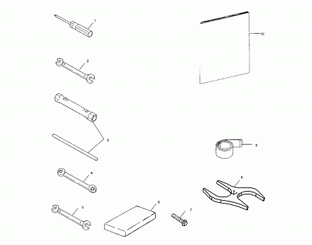 TOOL KIT - S03ND5BS (4977927792C13)