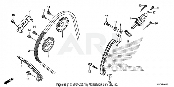 CAM CHAIN + TENSIONER