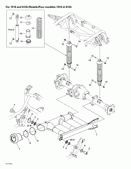 Rear Suspension (for 7919 And 8135 Models)