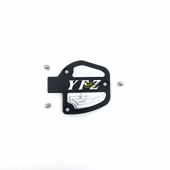 Крышка ручки газа с логотипом черная  Yamaha YFZ450 TC1-YBLK