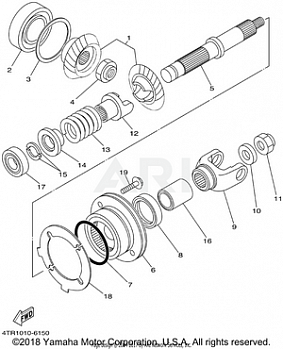 MIDDLE DRIVE GEAR