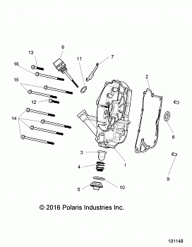 ENGINE, CRANKCASE COVER ASM, RIGHT - A20HAB15A2