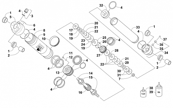 FRONT SUSPENSION SHOCK ABSORBER