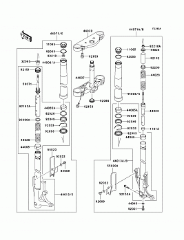 Front Fork(B7F/B7FA/B8A/B8FA)