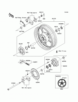 Rear Wheel/Chain(ADFA)(CA,US)