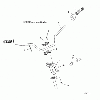 STEERING, HANDLEBAR and CONTROLS - A17SDS57C2/E2 (100332)