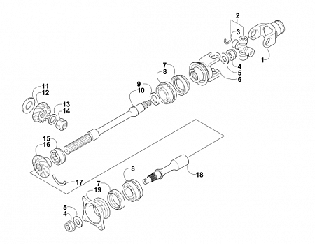 SECONDARY DRIVE ASSEMBLY