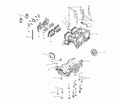 CRANKCASE - S03ND5CS (4977947794C07)