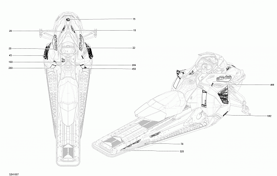 Decals Grand Touring - 600 ACE