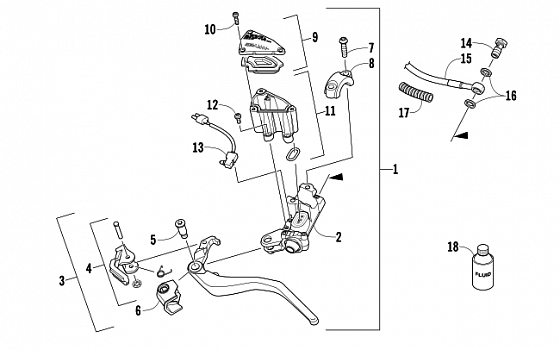 HYDRAULIC BRAKE CONTROL ASSEMBLY