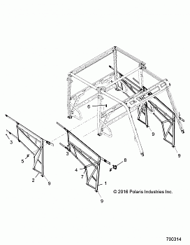 BODY, SIDE NETS - R19RNA57B1/B9/EBX (700314)