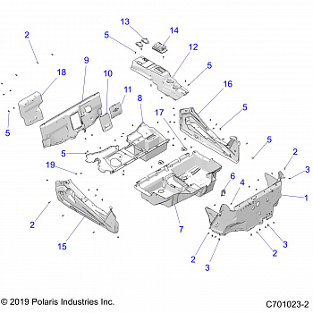 BODY, FLOOR and ROCKER PANELS - Z20A5A87B2/E87BP/BK/BX (C701023-2)