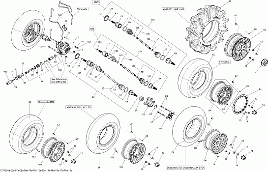 Drive System, Front _12T1514a