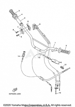 STEERING HANDLE CABLE