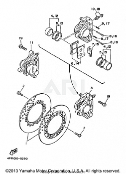 FRONT BRAKE CALIPER