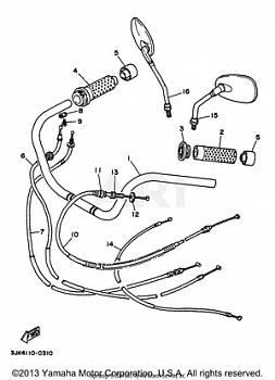 STEERING HANDLE CABLE