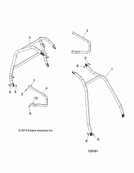 CHASSIS, CAB FRAME AND SIDE BARS - A16DAH57A1 (100161)