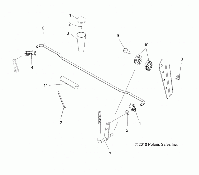 DRIVE TRAIN, GEAR SELECTOR - A11MB46FZ (49ATVGEARSELECT11SP500)