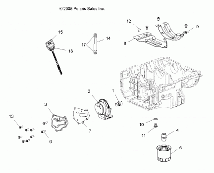 ENGINE, OIL SYSTEM - A15SVE95FW (49ATVOIL09SPXP850)