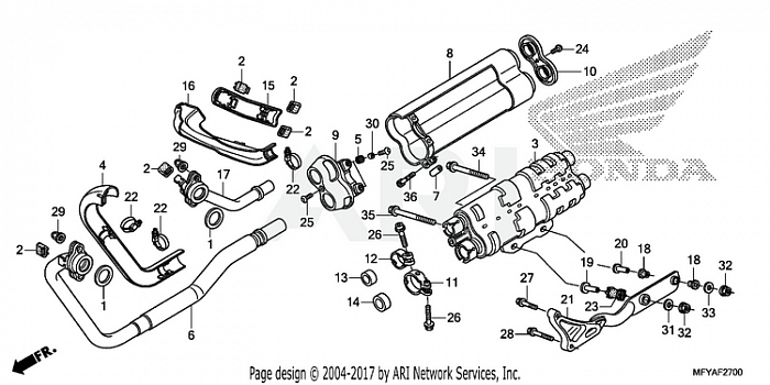 EXHAUST MUFFLER