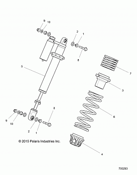 SUSPENSION, FRONT SHOCK MOUNTING - Z17VFE99NM (700293)
