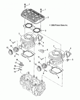 ENGINE, CYLINDER - S07NP5BS/BE (4997239723C11)