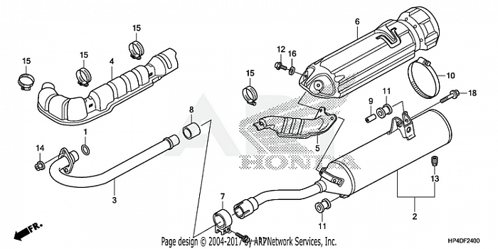 EXHAUST MUFFLER