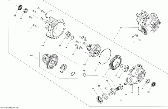 Drive System, Front _Differential_12C1505b